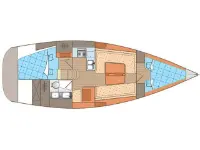 Elan 340 - Layout image