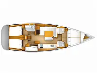 Sun Odyssey 509 - [Layout image]