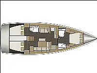 Dufour 460 Grand Large  - Layout image