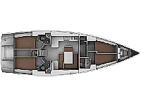 Bavaria 45 BT '11 - [Layout image]