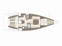 Dehler 38 SQ - [Layout image]