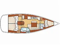 Oceanis 40 - Layout image