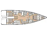 Oceanis 54 - Layout image