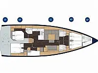 Bavaria C50 - [Layout image]