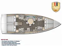 Dufour 44 Grand Large - Layout image
