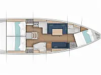 Sunsail 38.0 - Layout image