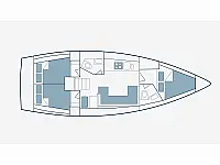 Bavaria 40 - Layout image