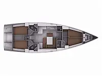Bavaria Cruiser 45 - Layout image