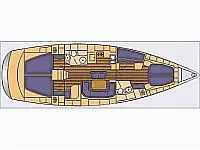 Bavaria 46 - [Layout image]