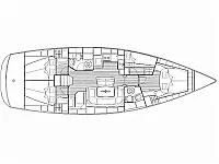 Bavaria 46 Cruiser - Layout image