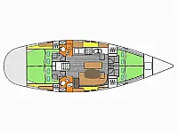 Oceanis 461 - Layout image