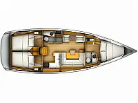 Sunsail 41.1 - Layout image
