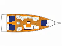 Oceanis 461/3/3 - Layout image