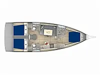Sunsail 41.3 - Layout image